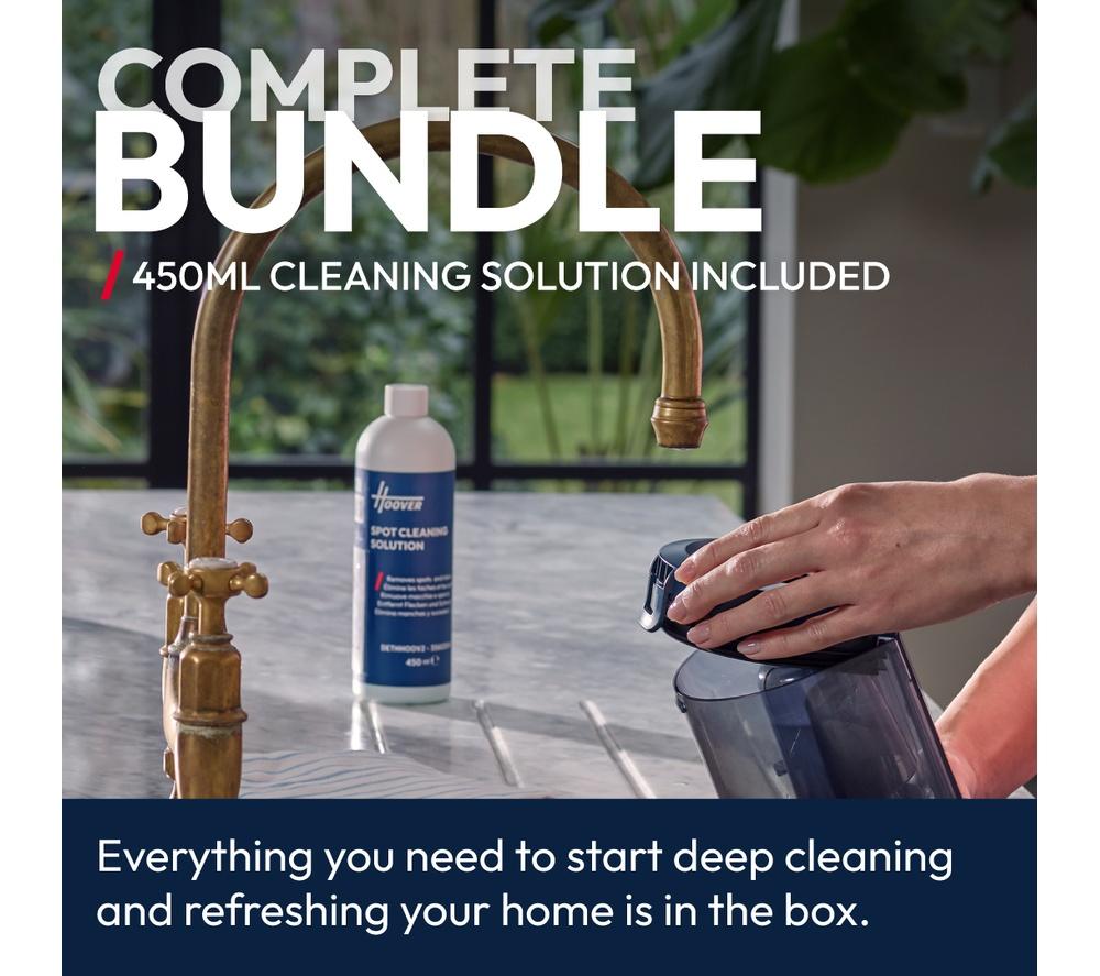 HOOVER HS5 Spot Wash&Dry Carpet Cleaner - Black & Blue image number 11 of 13