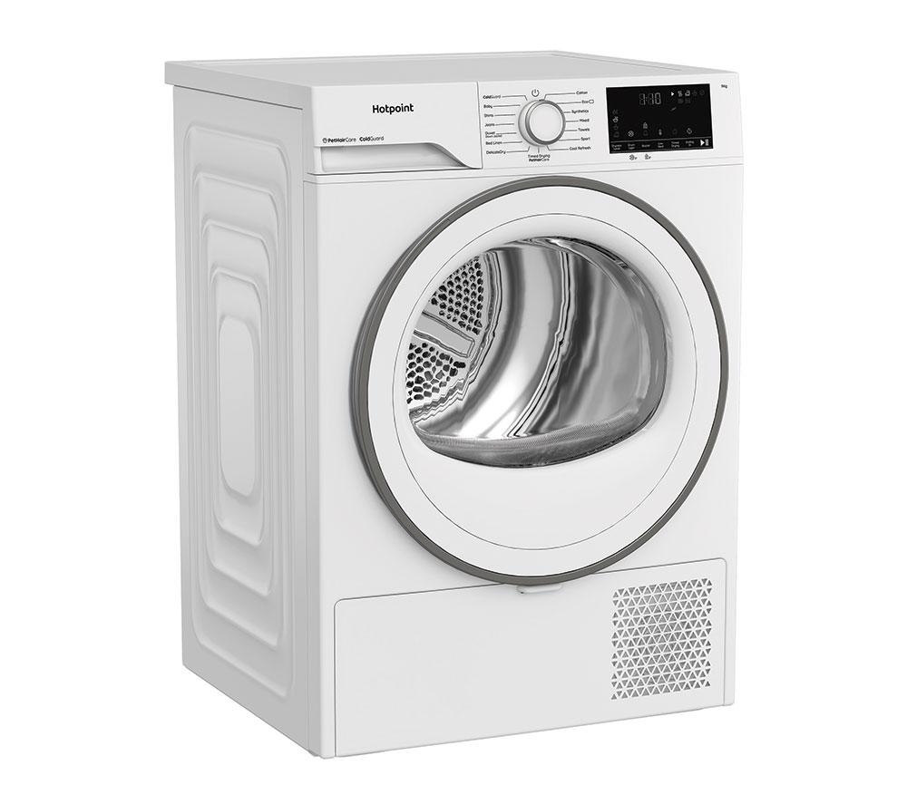 HOTPOINT PetHairCare C HD 93M WW UK 9 kg Heat Pump Tumble Dryer - White image number 2 of 11