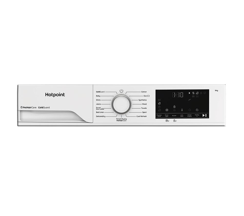 HOTPOINT PetHairCare C HD 93M WW UK 9 kg Heat Pump Tumble Dryer - White image number 4 of 11
