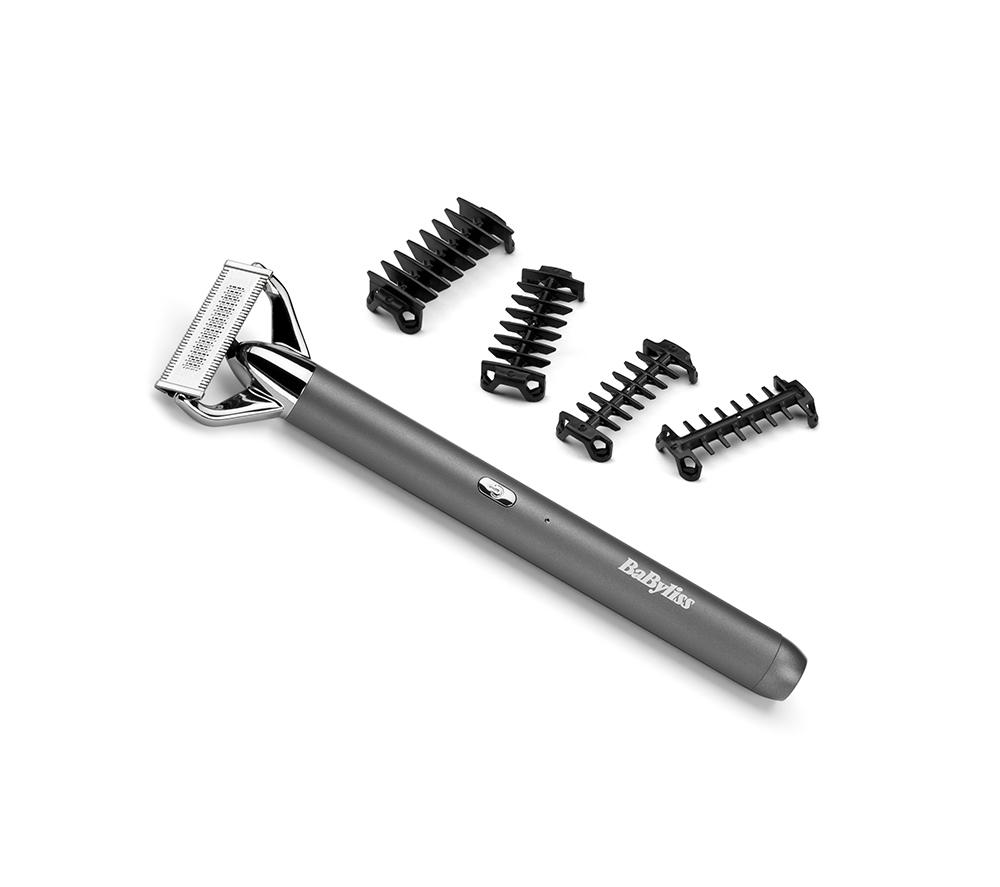 BABYLISS Super-X Metal Series X-Blade Beard & Stubble Trimmer - Silver