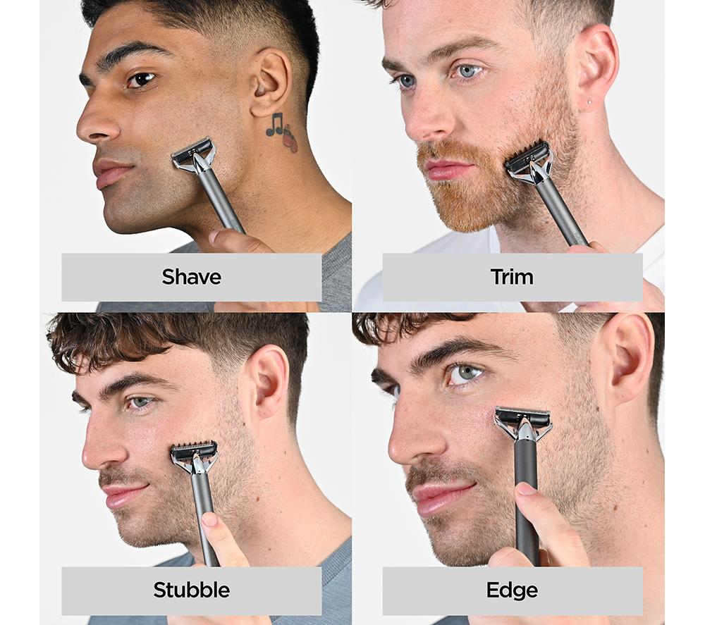 BABYLISS Super-X Metal Series X-Blade Beard & Stubble Trimmer - Silver image number 2 of 13