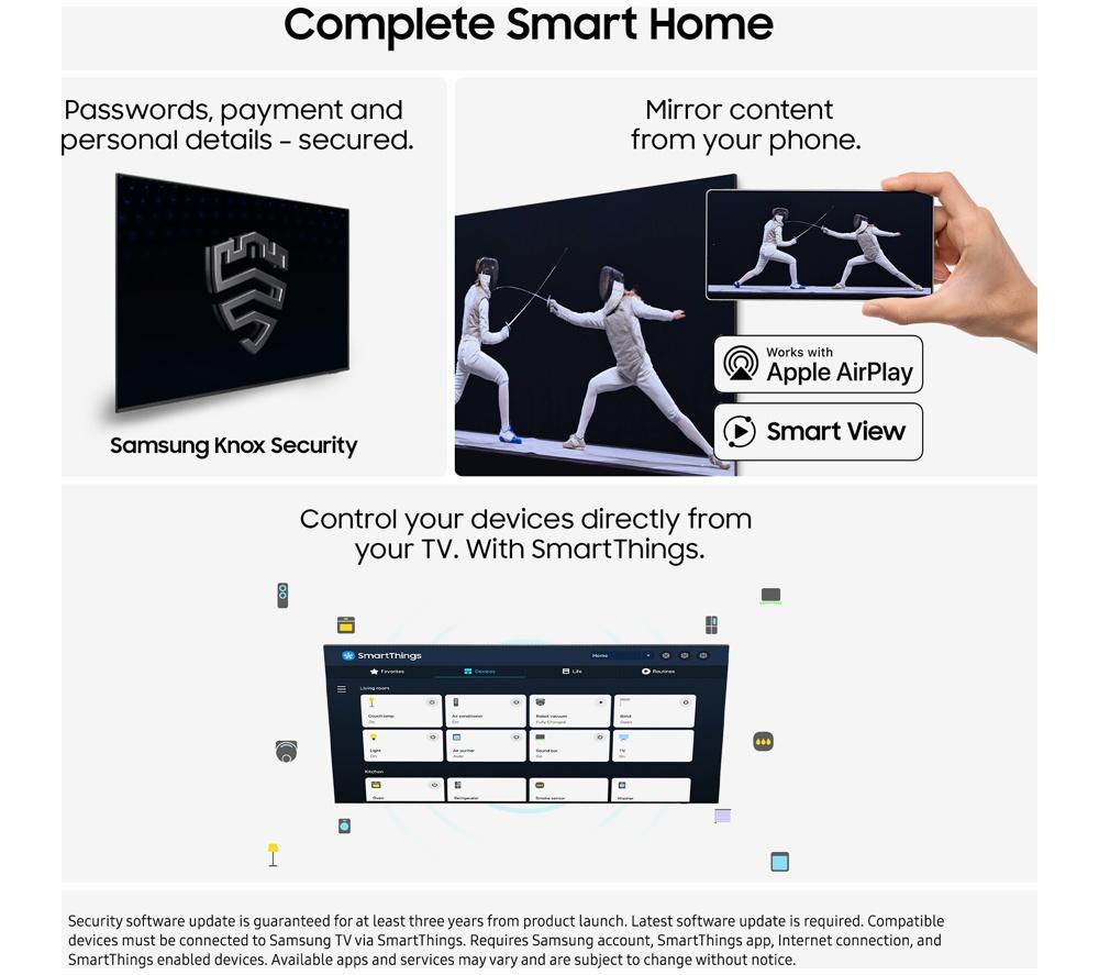 SAMSUNG U8000F 50" Crystal UHD 4K HDR Smart TV 2025 - UE50U8000F image number 11 of 12