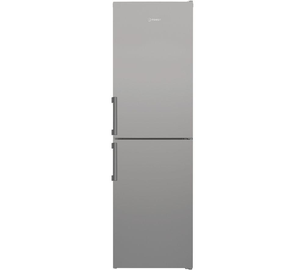 INDESIT IKNH 1261 S4UK 50/50 Fridge Freezer – Silver, Silver/Grey