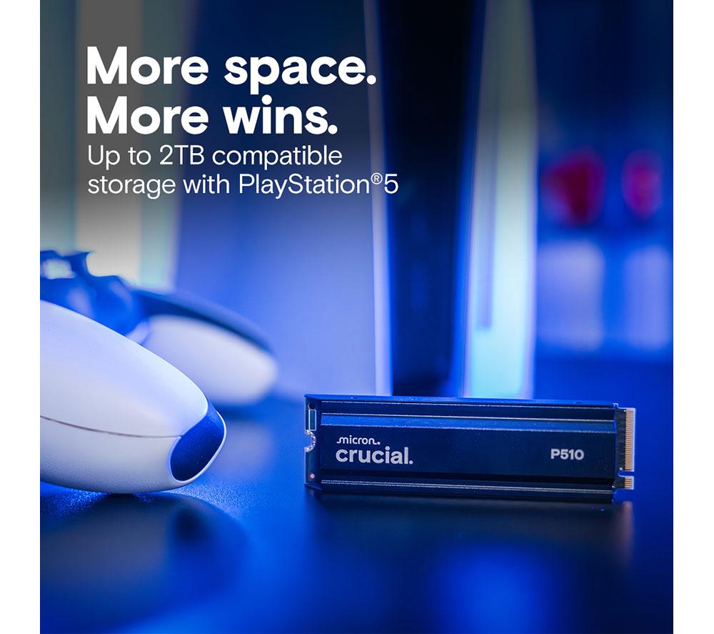 CRUCIAL P510 M.2 Internal SSD with Heatsink - 1 TB image number 7 of 7