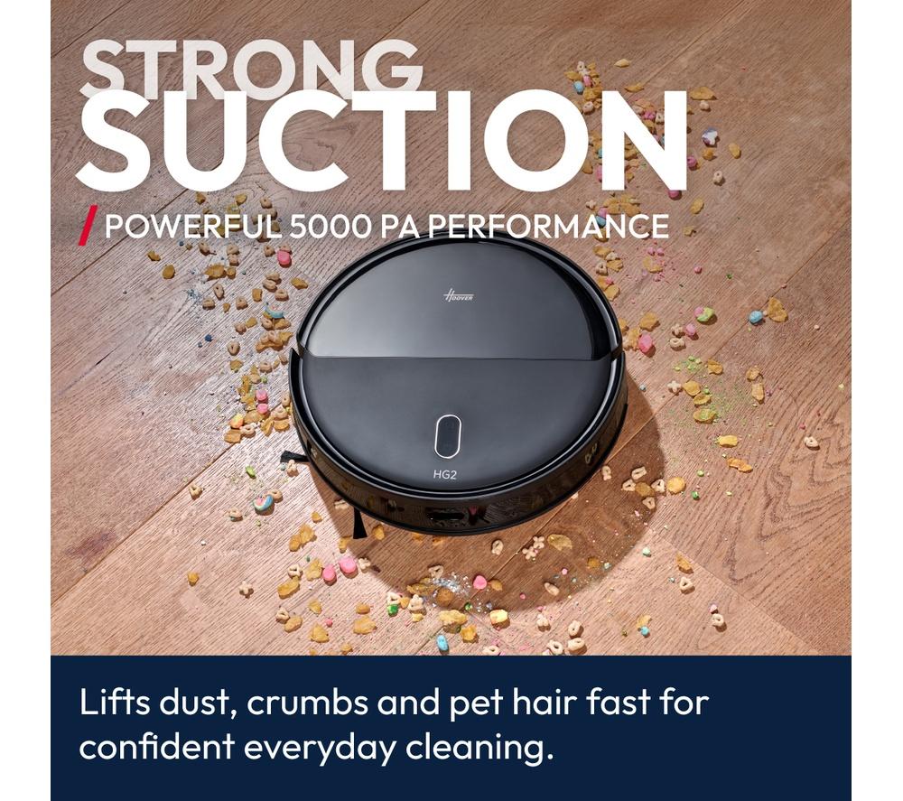 HOOVER HG2 Turbo Slim Hydro Robot Vacuum Cleaner - Black image number 4 of 12