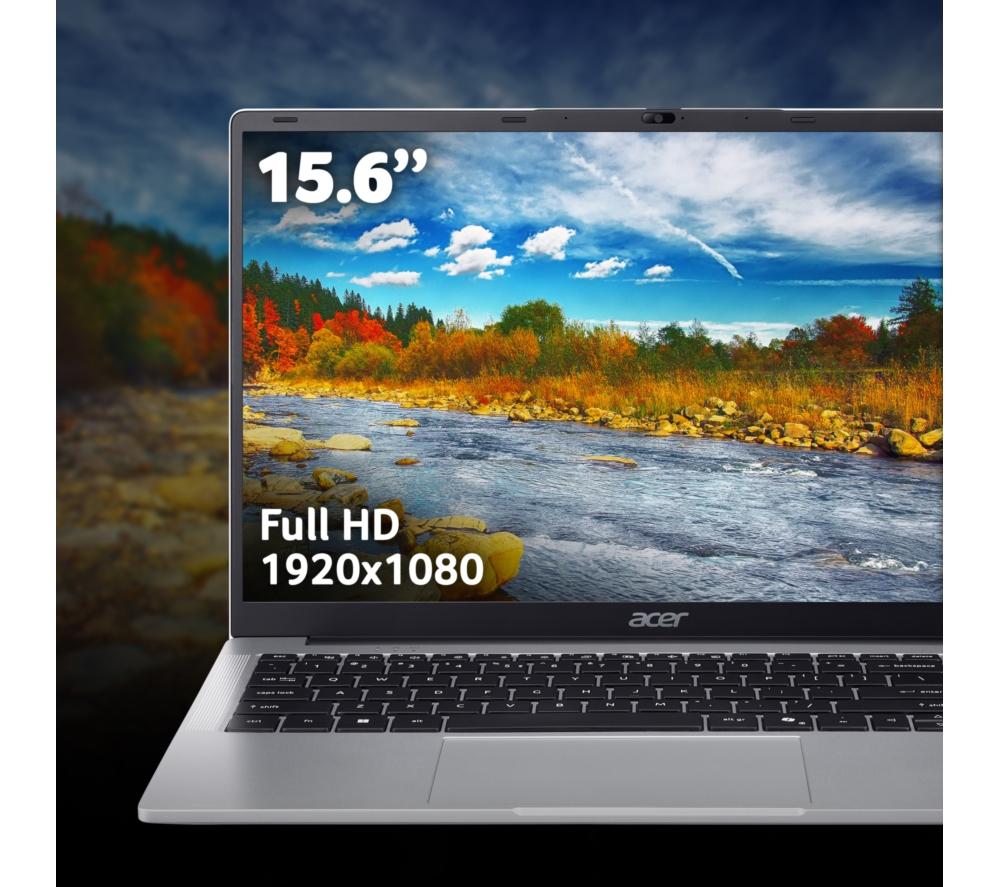 ACER Aspire Lite 15.6" Laptop - Intel&reg; Celeron&reg;, 128 GB eMMC, Grey image number 4 of 9