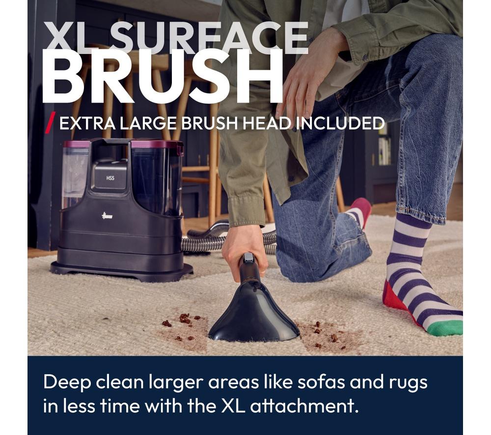 HOOVER HS5 Heat Spot Wash&Dry Carpet Cleaner - Black & Magenta image number 5 of 13