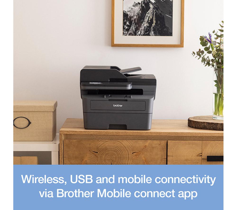 BROTHER MFCL2800DW Monochrome All-in-One Wireless Laser Printer with Fax image number 6 of 7