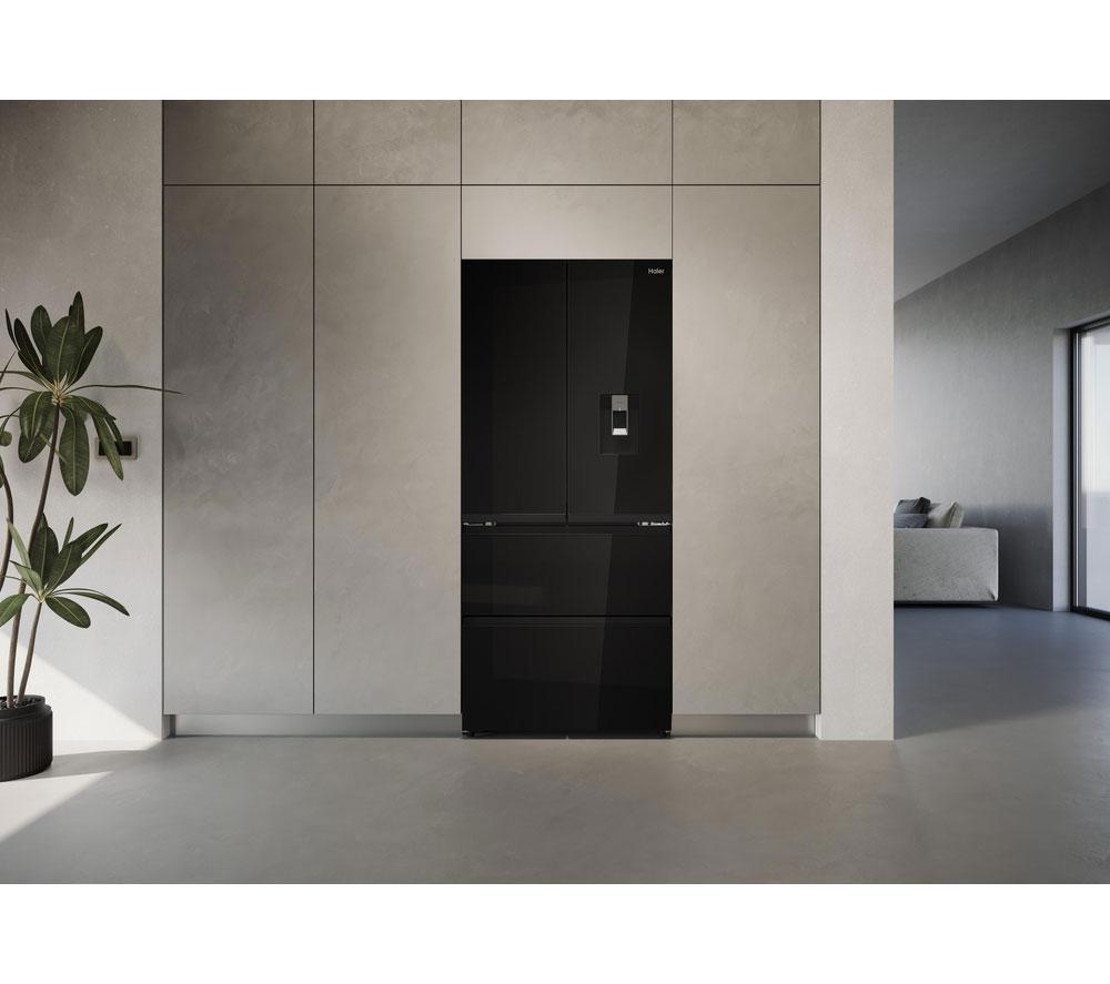 HAIER SpaceFit Series 7 HFKR7819DWGB Fridge Freezer - Obsidian Black Glass image number 15 of 17