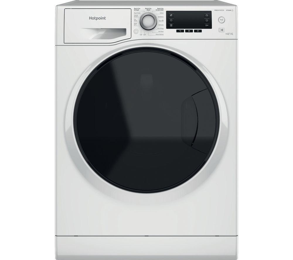 HOTPOINT ActiveCare NDD 11748 DA UK 11 kg Washer Dryer – White, White