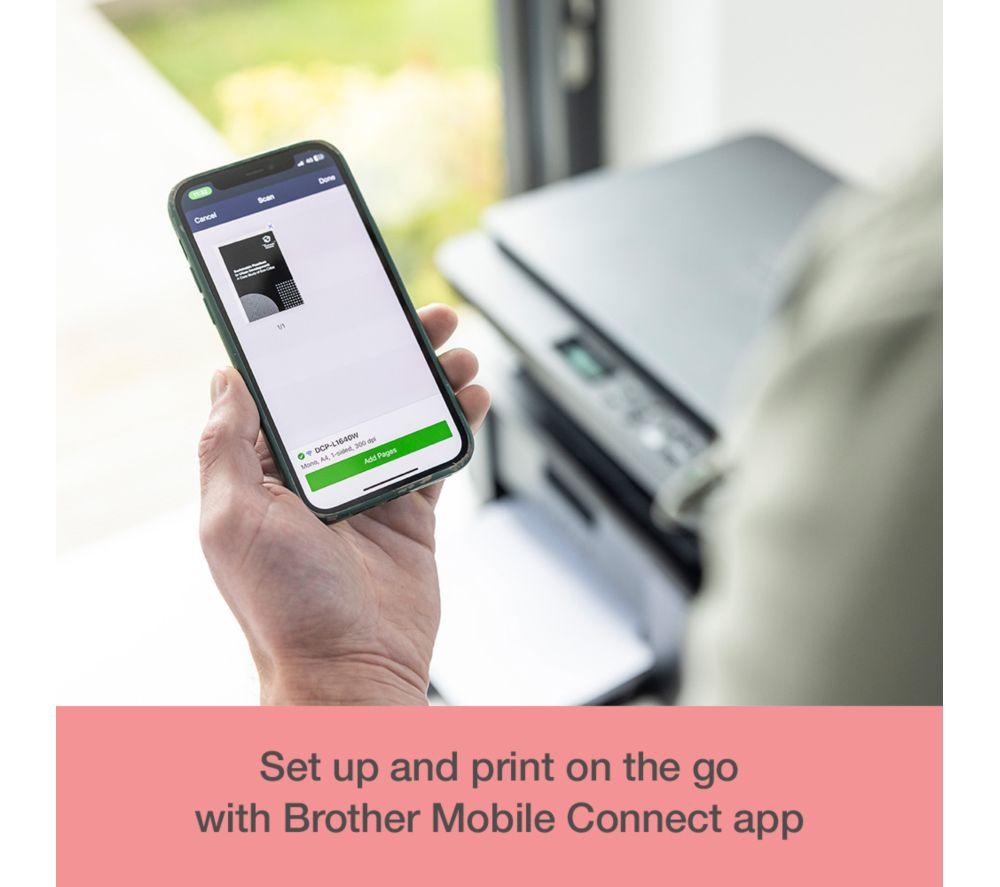 BROTHER DCP-L1640DW Monochrome All-in-One Wireless Laser Printer image number 5 of 8