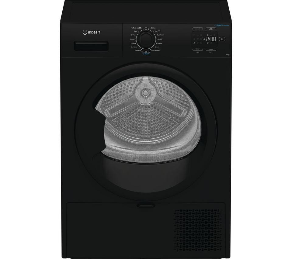 INDESIT C YD 92D BB UK 9 kg Heat Pump Tumble Dryer - Black