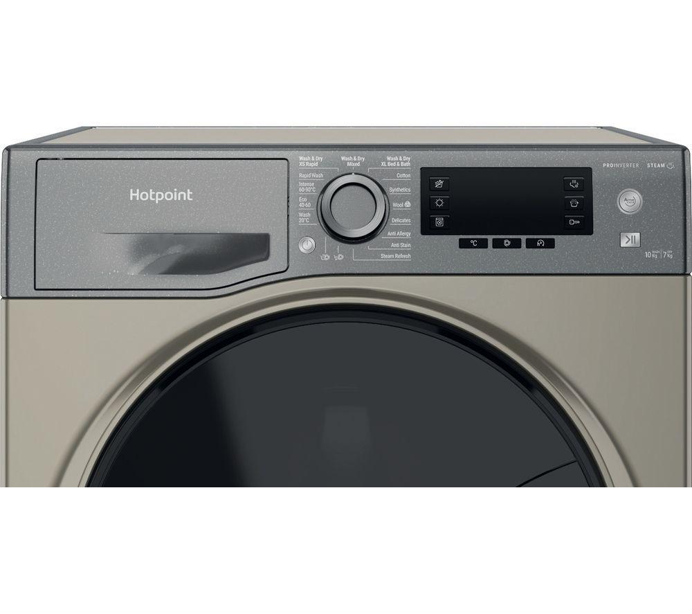HOTPOINT ActiveCare NDD 10748 GDA UK 10 kg Washer Dryer - Graphite image number 7 of 7