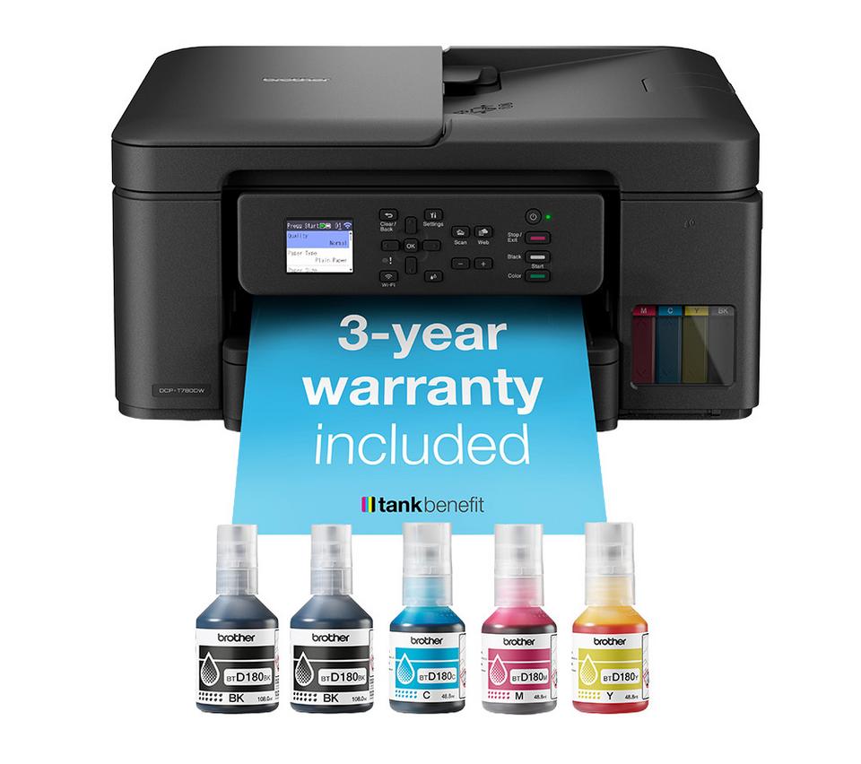 BROTHER DCP-T780DW All-in-One Wireless Inkjet Tank Printer