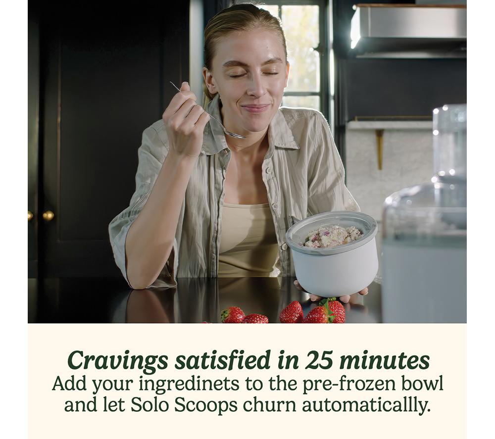 CUISINART Solo Scoops Ice Cream Maker - White image number 5 of 7
