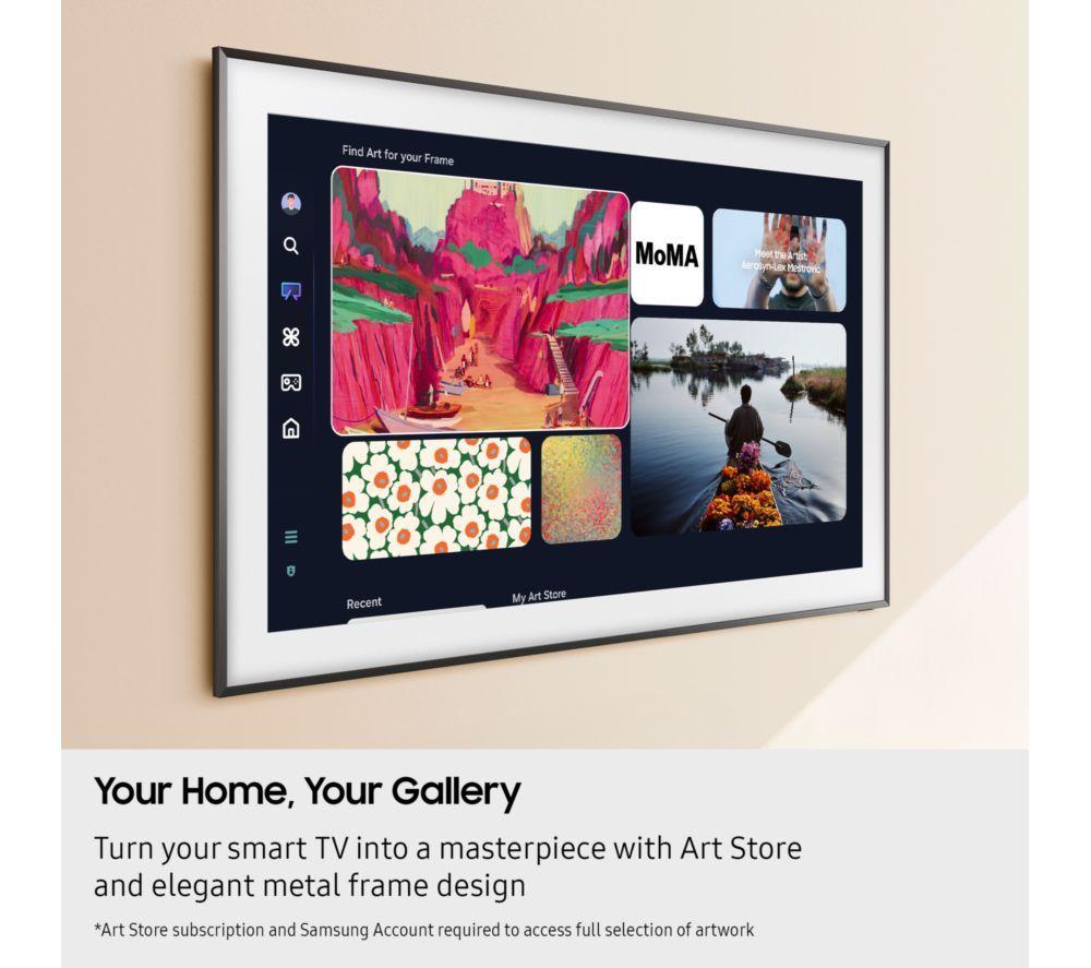 SAMSUNG The Frame Pro LS03FW 75" Neo QLED 4K Art Mode Vision AI Smart TV 2025 - QE75LS03FW image number 6 of 11