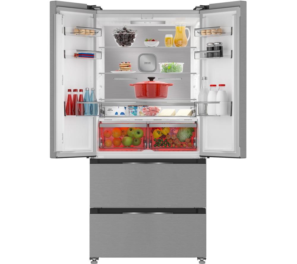 HOTPOINT VitalCare HPG2 6513 XBR4UK American-Style Fridge Freezer - Dark Inox image number 2 of 14