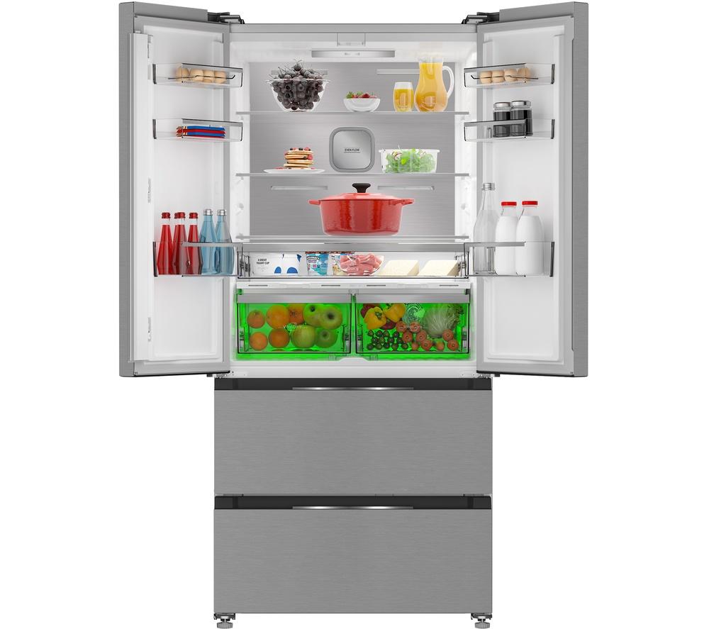 HOTPOINT VitalCare HPG2 6513 XBR4UK American-Style Fridge Freezer - Dark Inox image number 3 of 14
