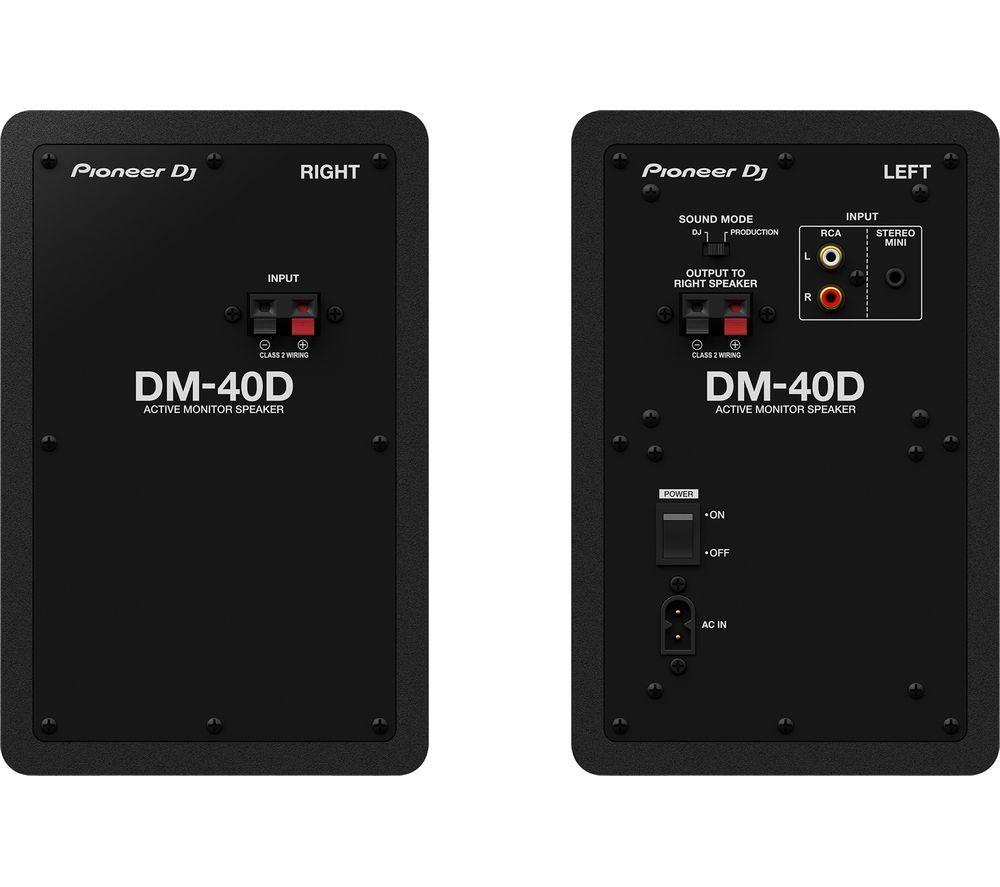 PIONEER DJ DM-40D Desktop Monitor Speakers - Black image number 3 of 3
