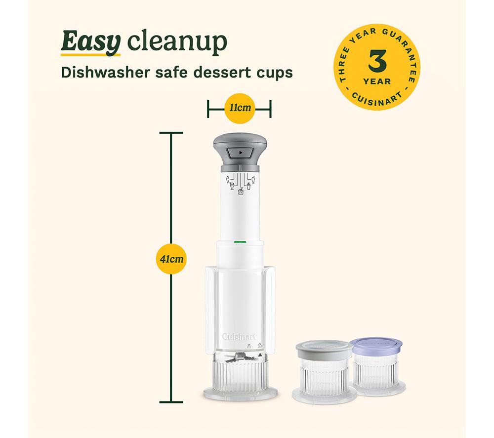 CUISINART Freeze Wand Stick Ice Cream Maker - White image number 8 of 8