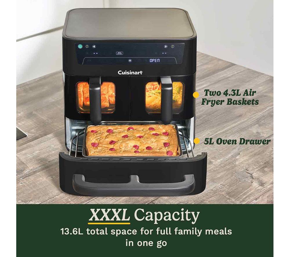 CUISINART AFT13XBLU TriZone Air Fryer & Oven - Black image number 3 of 10