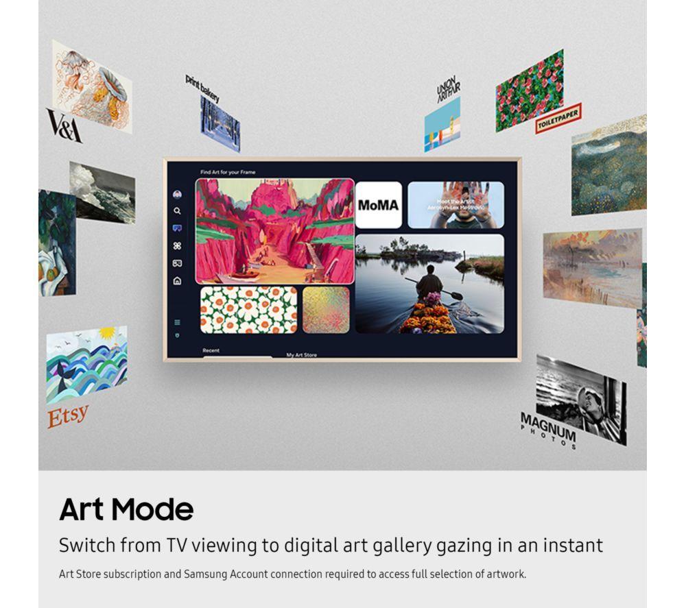 SAMSUNG The Frame LS03F 50" QLED 4K Art Mode Vision AI Smart TV 2025 - QE50LS03F image number 7 of 13