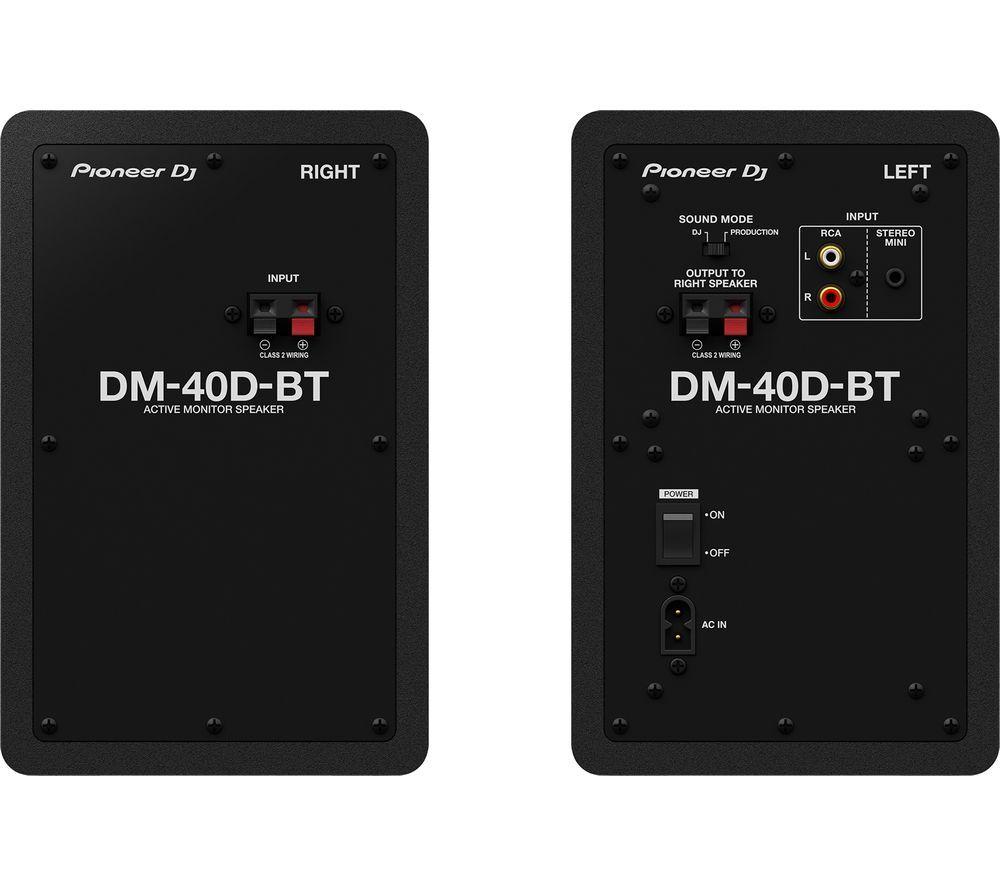 PIONEER DJ DM-40D-BT Desktop Monitor Speakers - Black image number 3 of 3