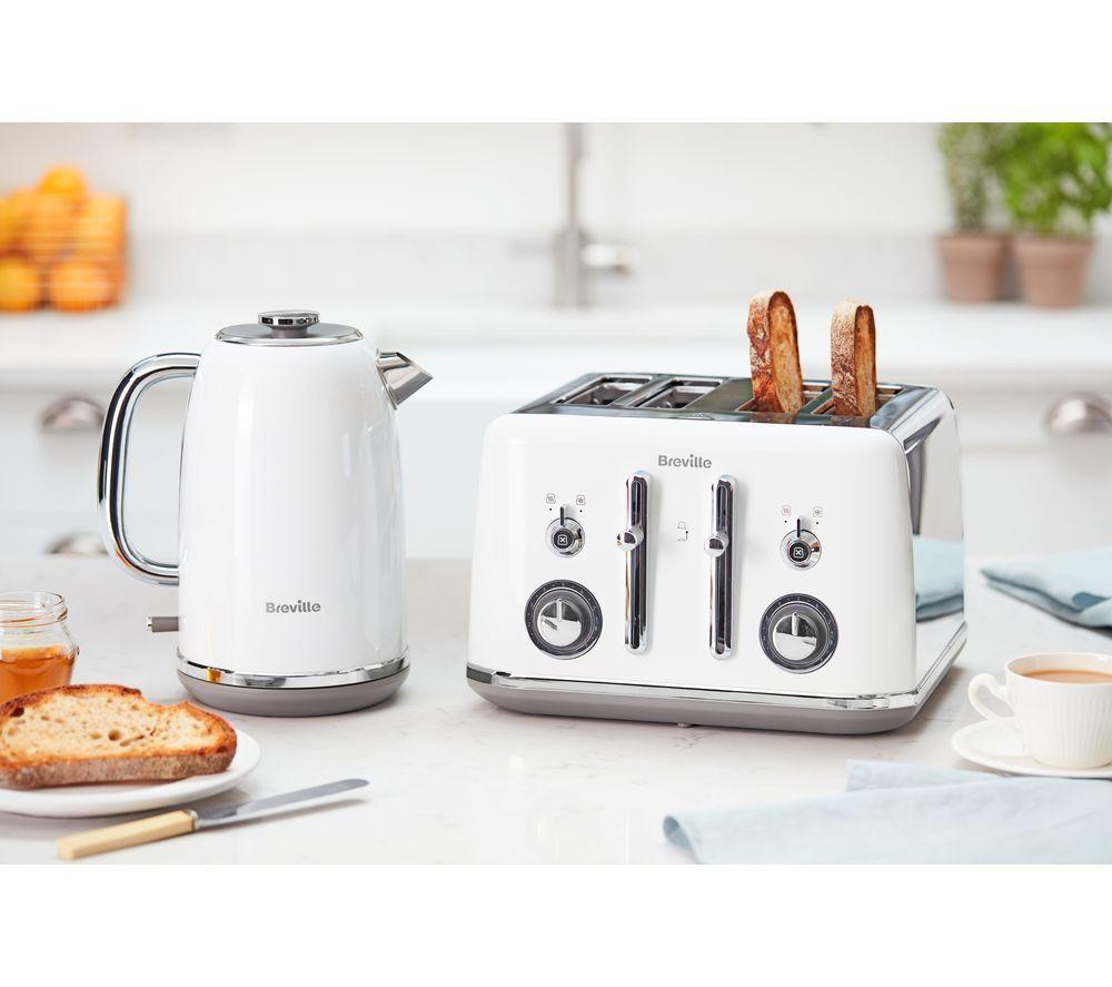 Buy BREVILLE Mostra VKT270 Jug Kettle White Chrome Currys