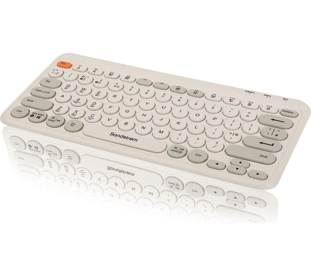 SANDSTROM SRDKBGY26 Wireless Keyboard - Grey image number 2 of 2
