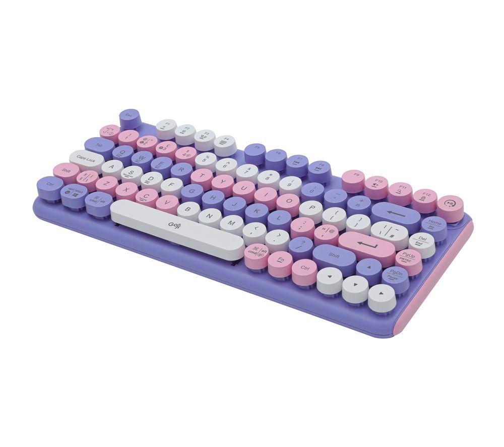 GOJI GKKBPP26 Wireless Keyboard - Purple image number 3 of 4
