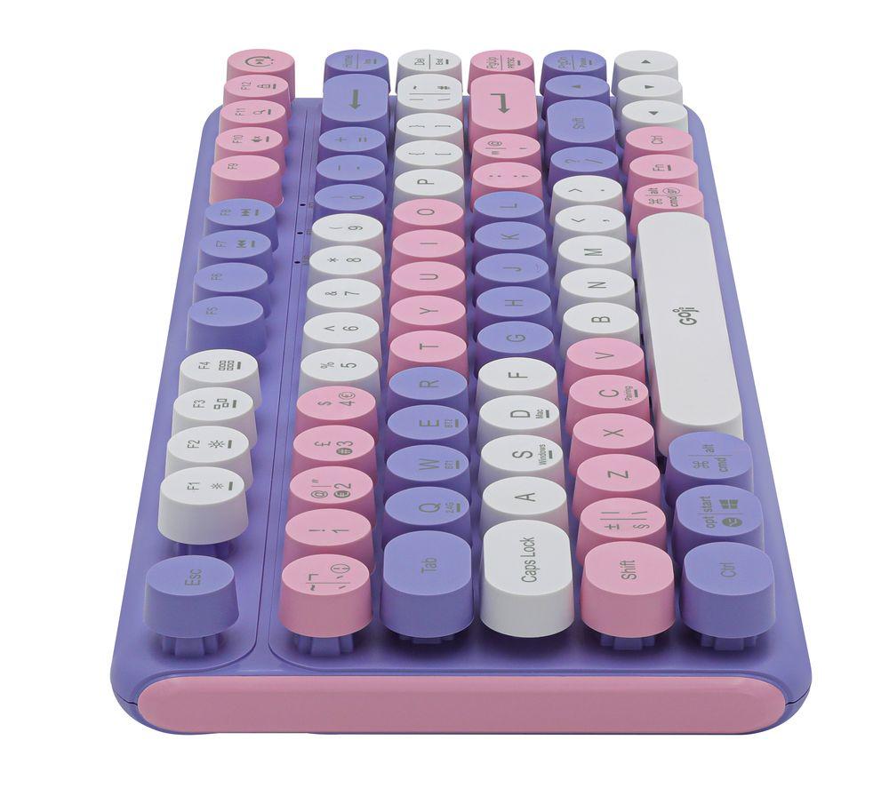 GOJI GKKBPP26 Wireless Keyboard - Purple image number 4 of 4