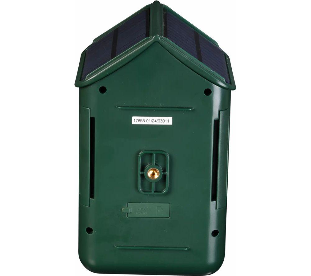 DENVER BFC-1200 Smart Camera Bird Feeder with Solar Roof - Green image number 6 of 9