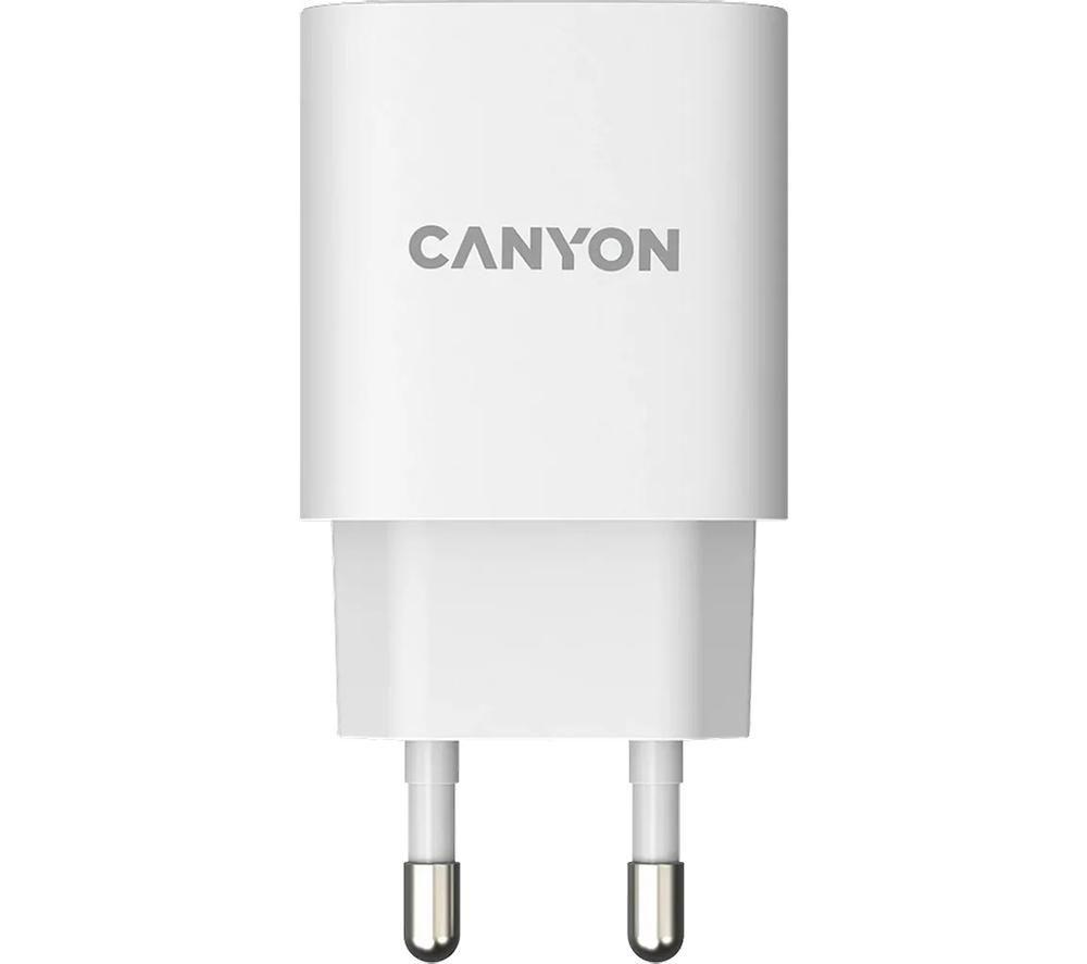 CANYON 20 W Power Delivery USB Type-C Charger - White image number 3 of 3