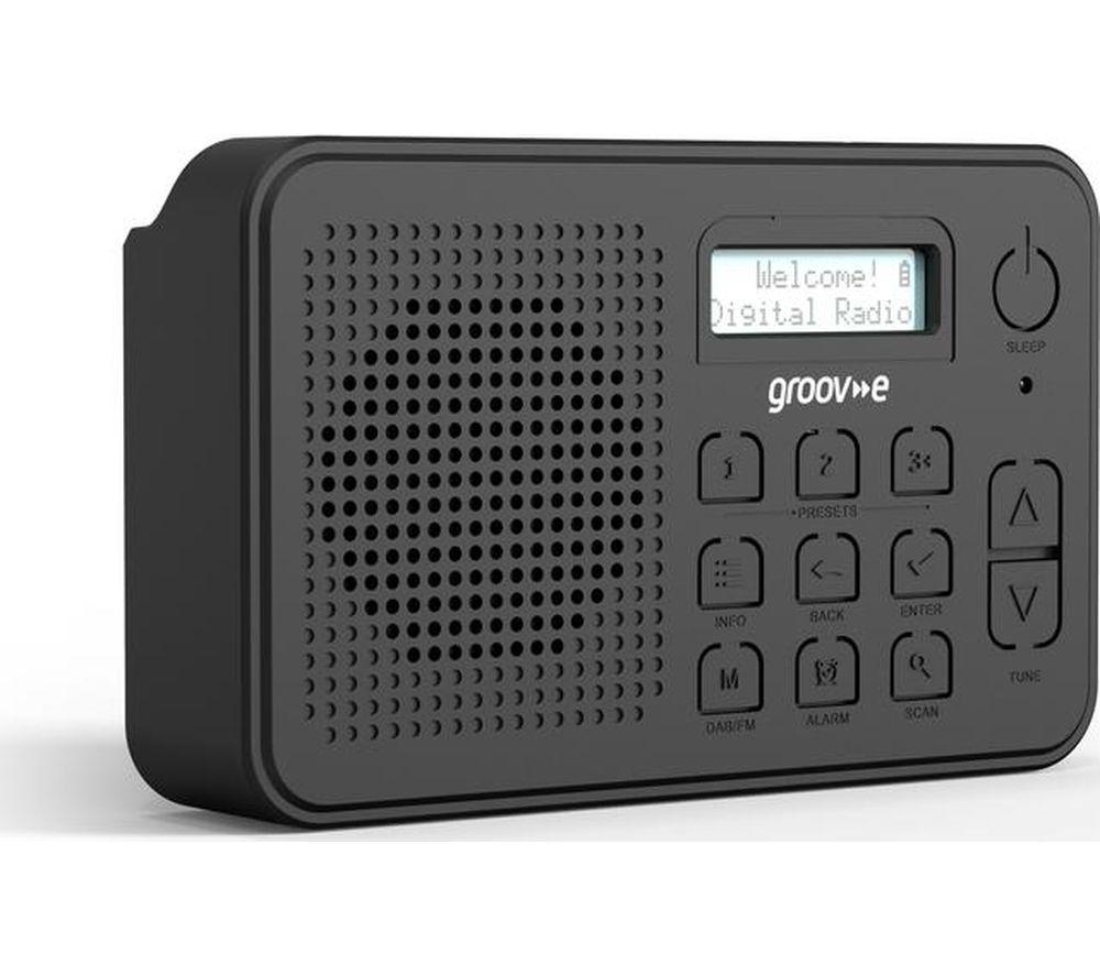 GROOV-E Madrid Portable DAB/FM Bluetooth Radio - Black image number 4 of 8