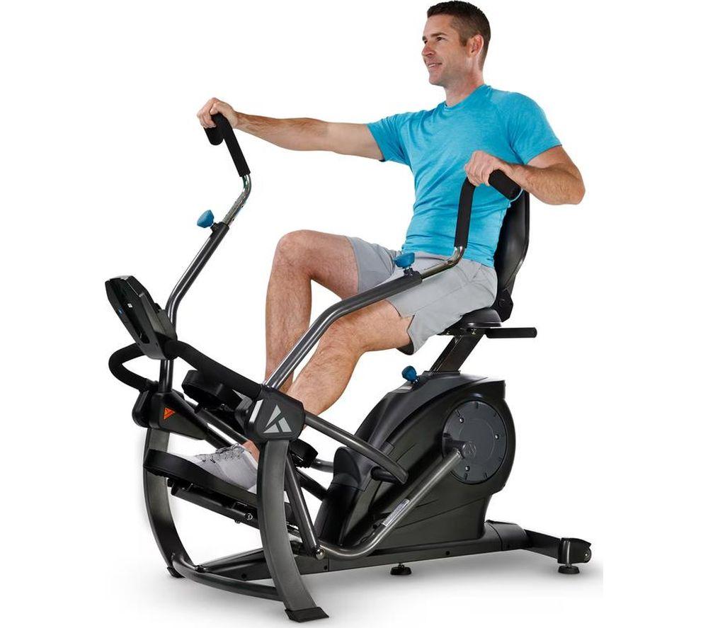 TEETER Freestep LT1 Recumbent Cross Trainer - Black image number 3 of 11