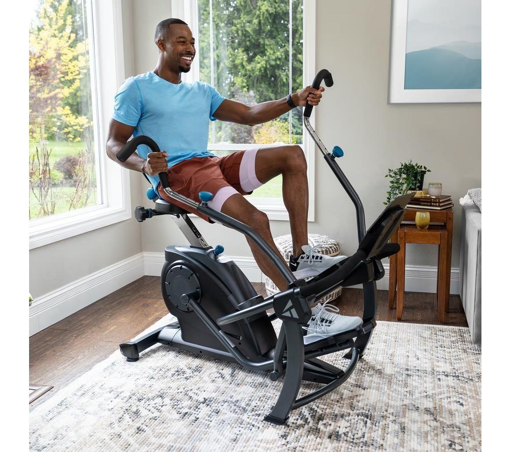 TEETER Freestep LT1 Recumbent Cross Trainer - Black image number 4 of 11