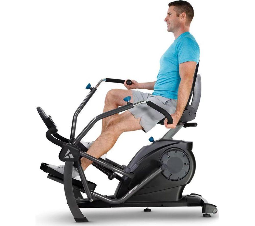 TEETER Freestep LT1 Recumbent Cross Trainer - Black image number 5 of 11