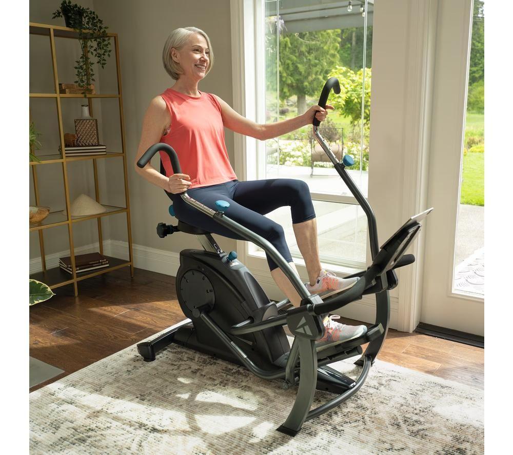 TEETER Freestep LT3 Recumbent Cross Trainer - Black image number 5 of 10