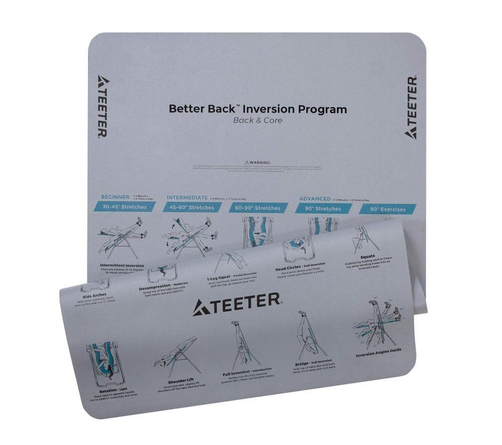 TEETER Inversion Program Bench Mat - Grey image number 3 of 4