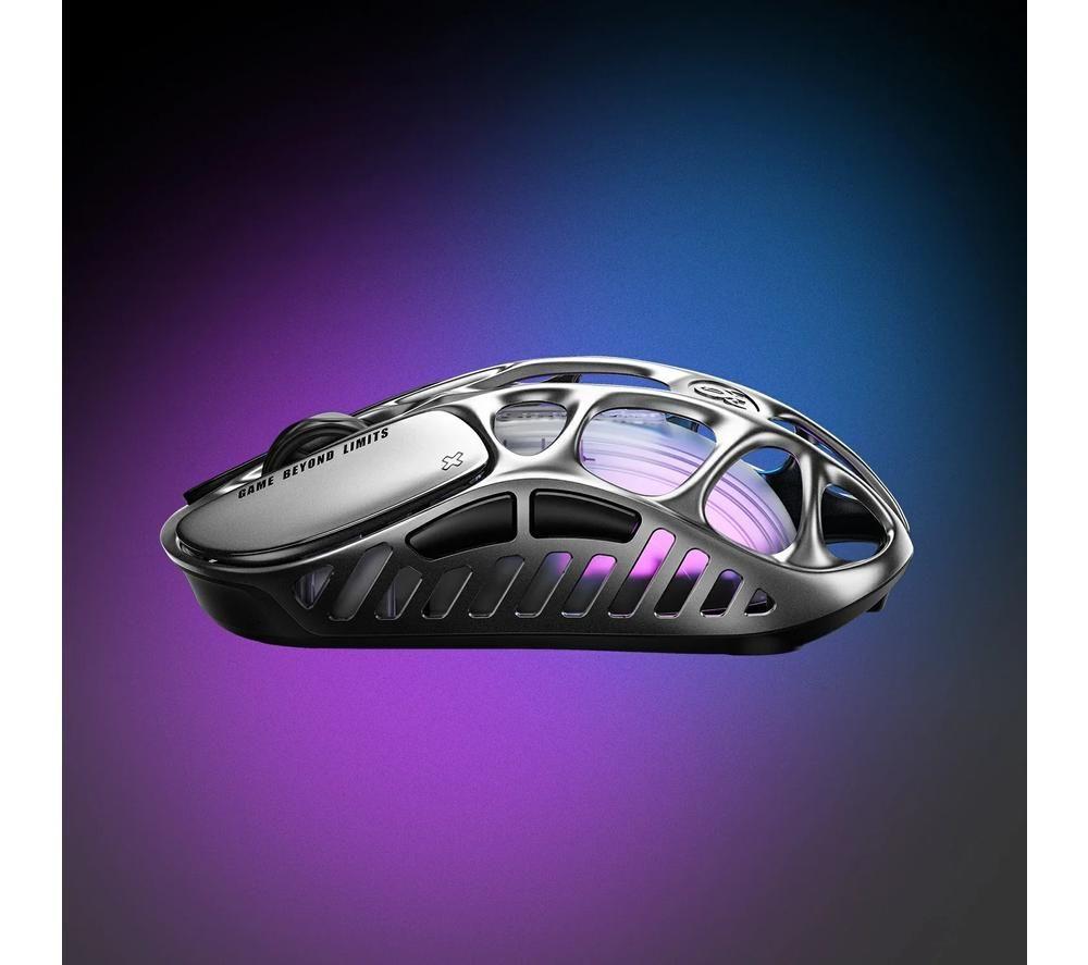 GRAVASTAR Mercury X Pro RGB Optical Gaming Mouse - Interstellar Silver image number 2 of 4