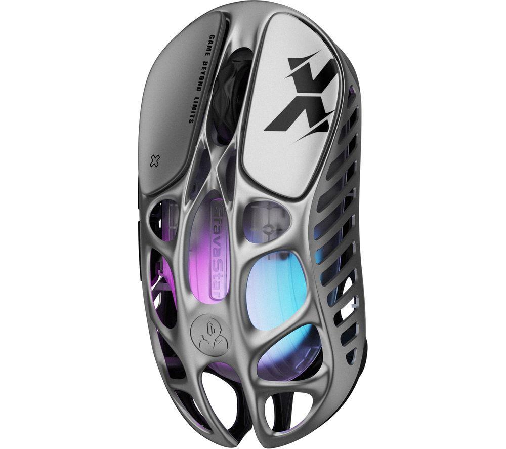 GRAVASTAR Mercury X RGB Optical Gaming Mouse - Silver image number 3 of 6