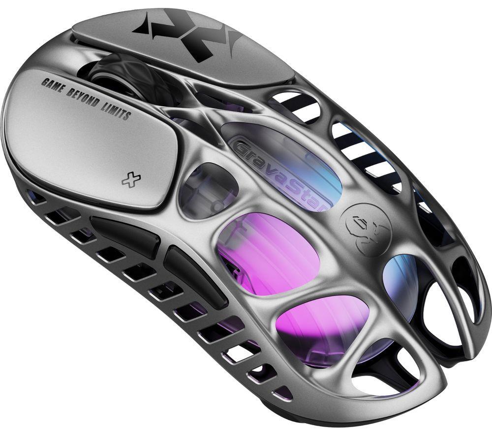 GRAVASTAR Mercury X RGB Optical Gaming Mouse - Silver image number 4 of 6