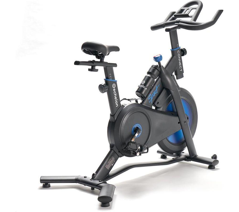 ECHELON Sport 2 Smart Connect Exercise Bike - Black & Blue image number 2 of 2