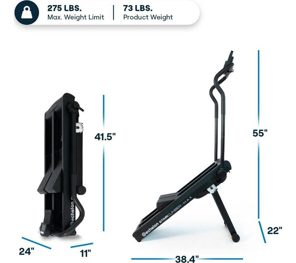 ECHELON Smart Stair Climber Max - Black image number 6 of 11