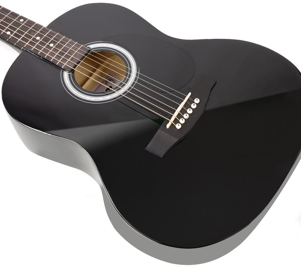 PDT LIMITED RJW-103-BK-PK Acoustic Guitar Bundle - Black image number 4 of 7