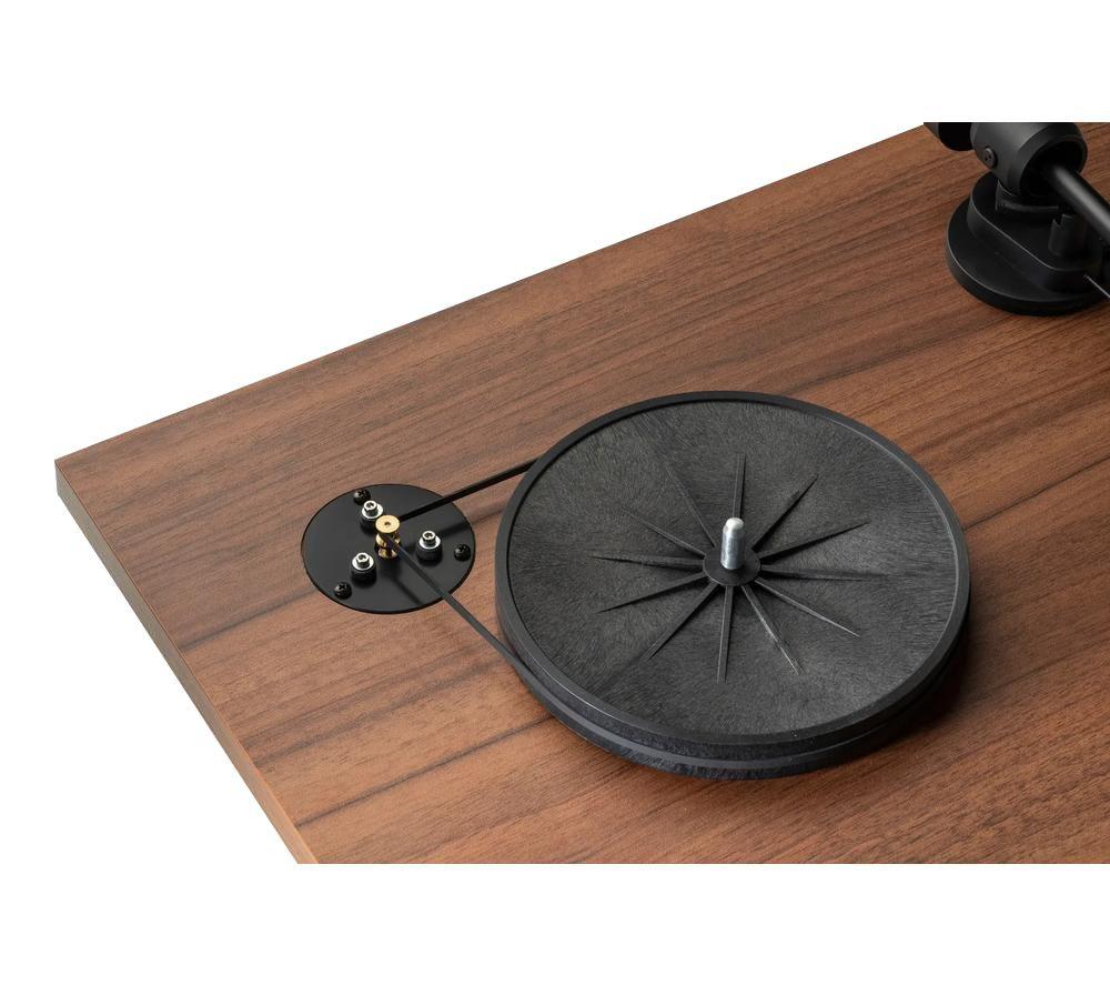 PRO-JECT E1 BT Belt Drive Bluetooth Turntable - Walnut image number 5 of 5