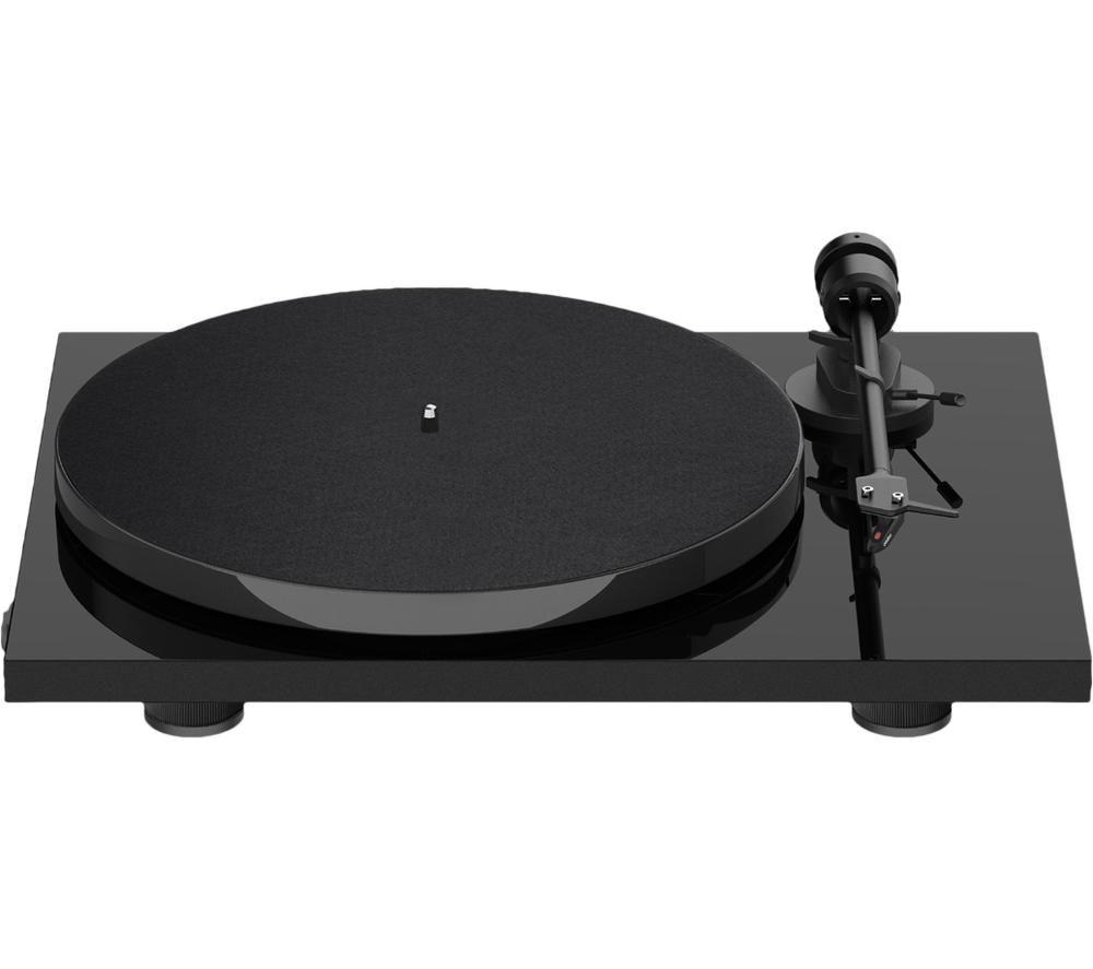 PRO-JECT E1 Standard Belt Drive Turntable - Black image number 3 of 6