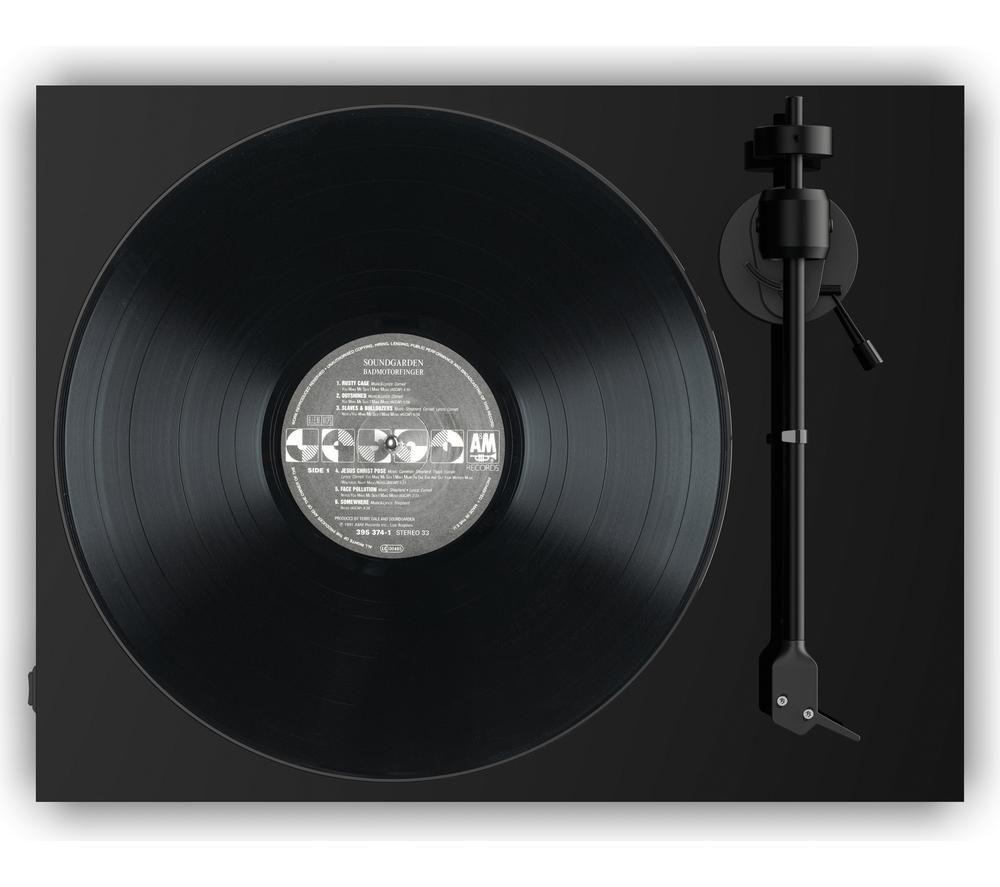 PRO-JECT E1 Standard Belt Drive Turntable - Black image number 5 of 6