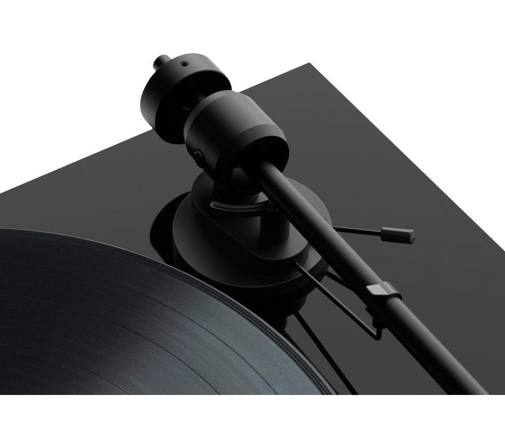 PRO-JECT E1 Standard Belt Drive Turntable - Black image number 6 of 6