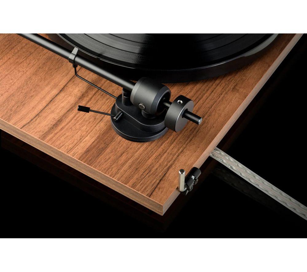 PRO-JECT E1 Standard Belt Drive Turntable - Walnut image number 2 of 5